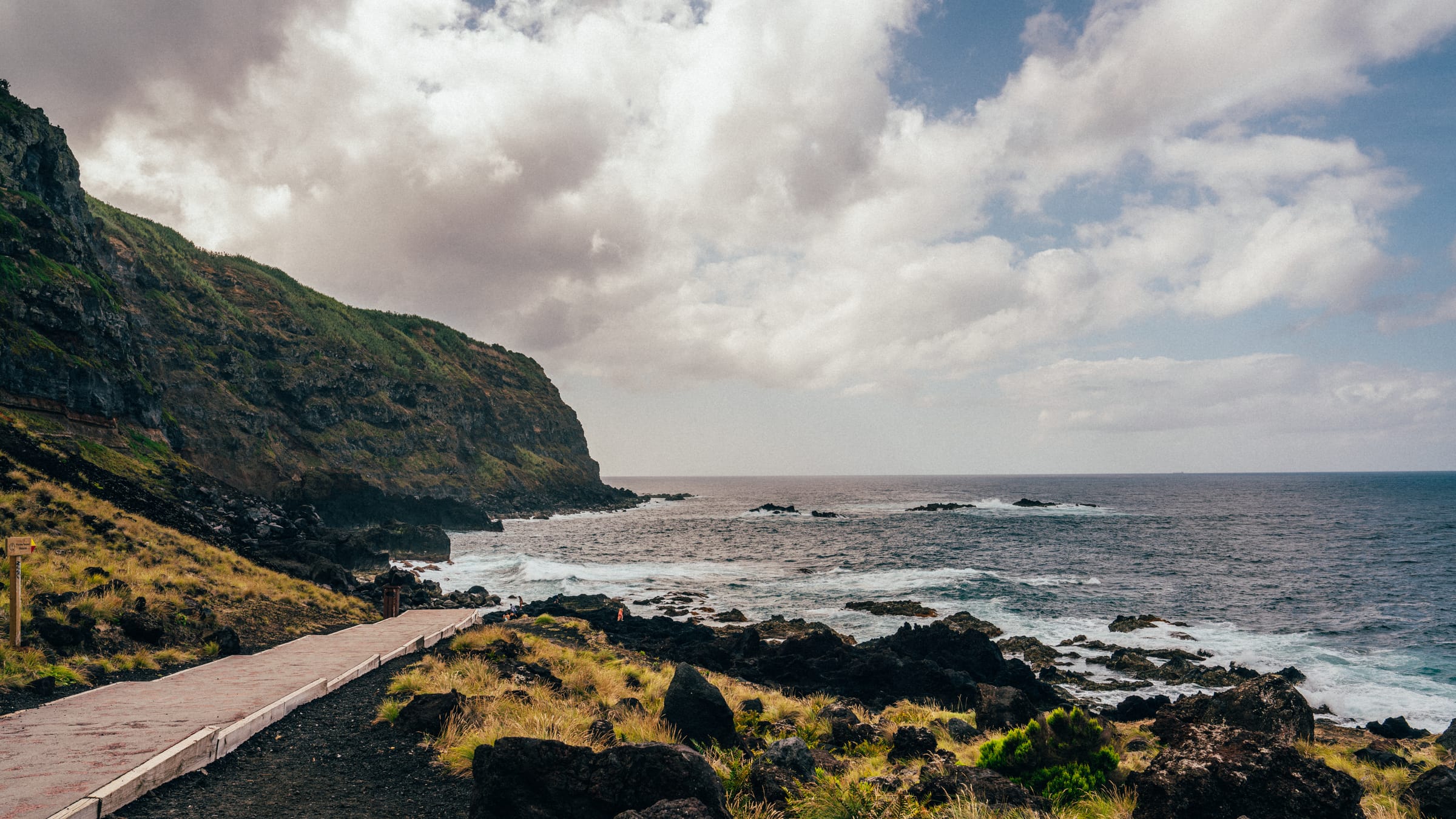 The Green Island and the Blue Ocean